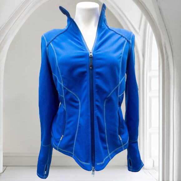 Zella Athleisure Activewear Jacket Royal Blue Women's Size Large - Picture 1 of 6